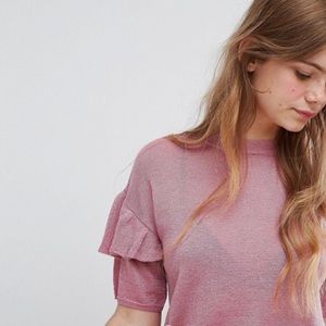 ASOS Monki Short Sleeve Sweater